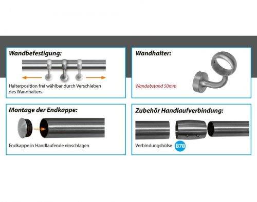 shop bilder handlaufset h15 edelstahl 4